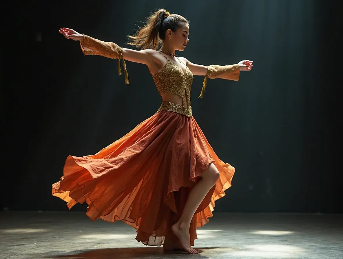 Девушка в танце