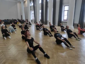 Мастер-класс от Татьяны Дегтярёвой на курсе по основам джазового танца