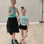 Татьяна Александровна с ученицей Устиной