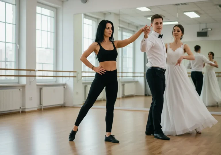 Индивидуальное занятие по постановке первого танца молодоженов
