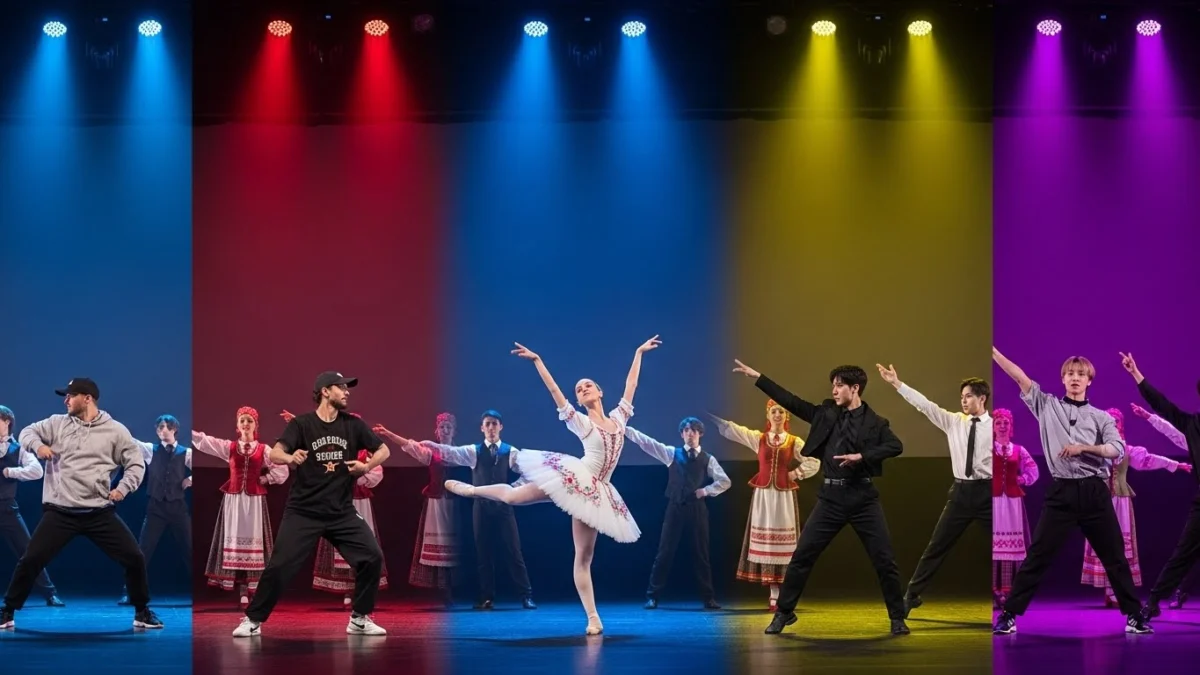 Разнообразие танцевальных стилей